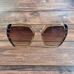 GUESS Women's Oversized Square Brown Gradient Sunglasses 52mm GF6174 FRAMES ONLY